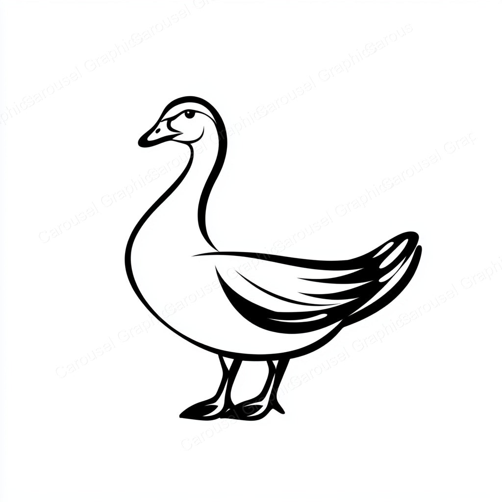 Geese Vector Graphic preview
