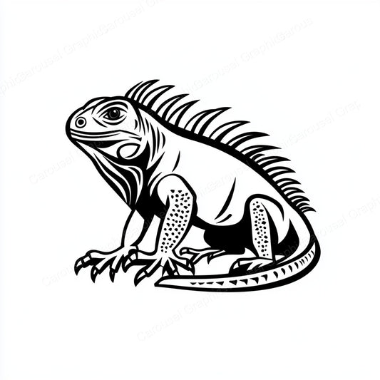 Iguana Vector Graphic preview