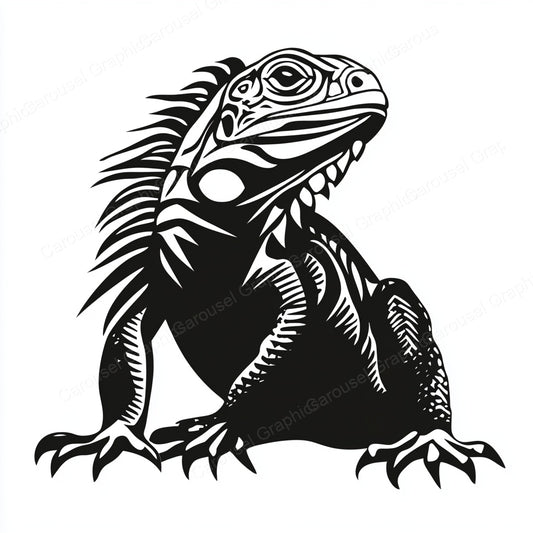 Iguana Vector Graphic preview