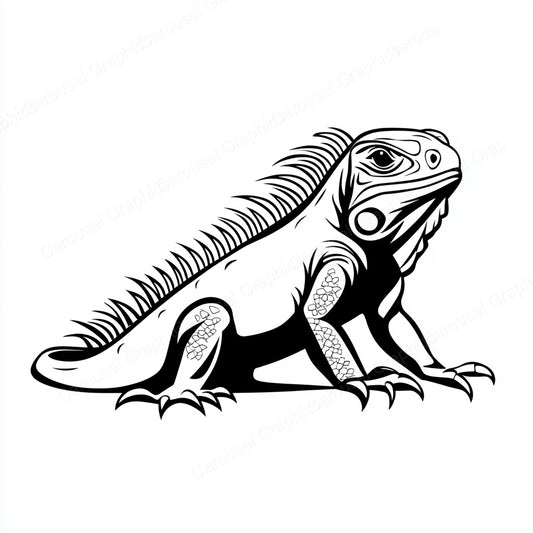 Iguana Vector Graphic preview
