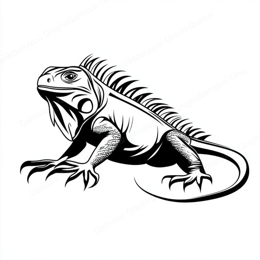 Iguana Vector Graphic preview