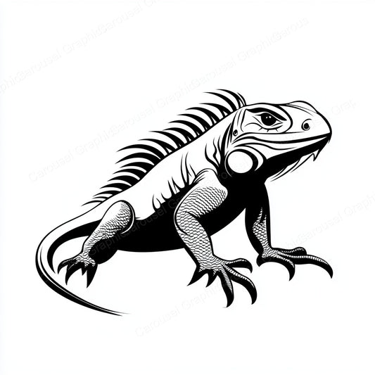 Iguana Vector Graphic preview