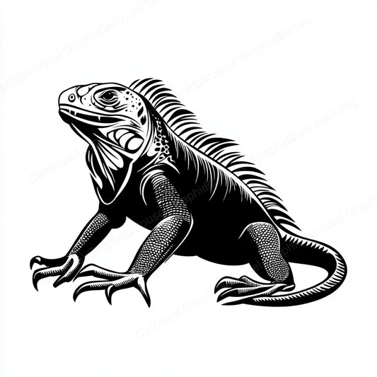 Iguana Vector Graphic preview