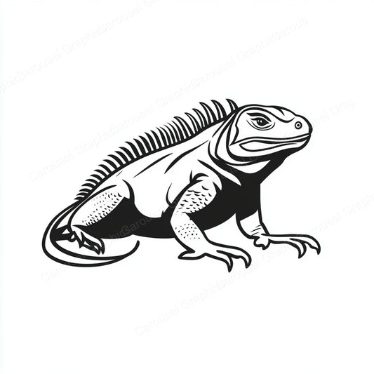 Iguana Vector Graphic preview