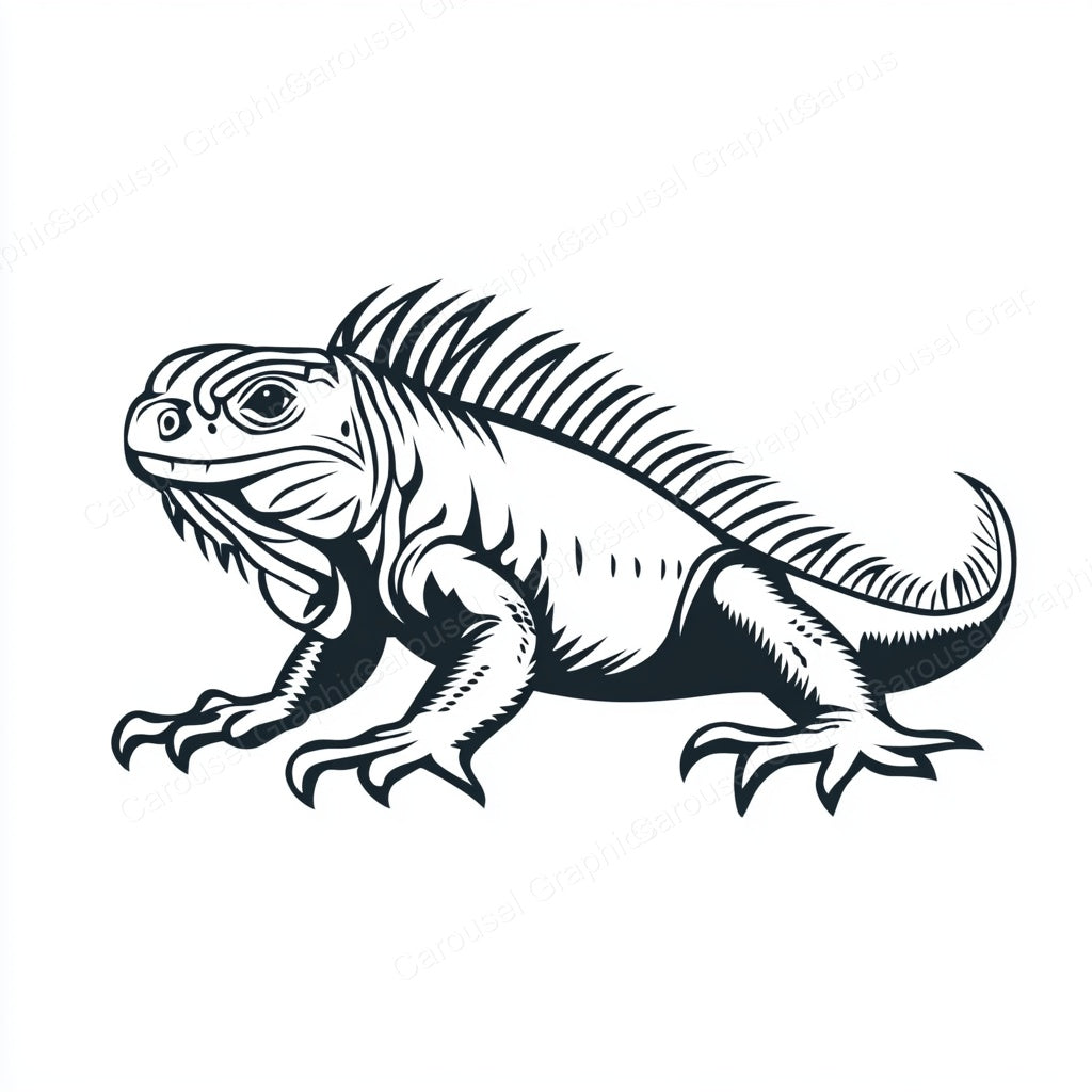 Iguana Vector Graphic preview