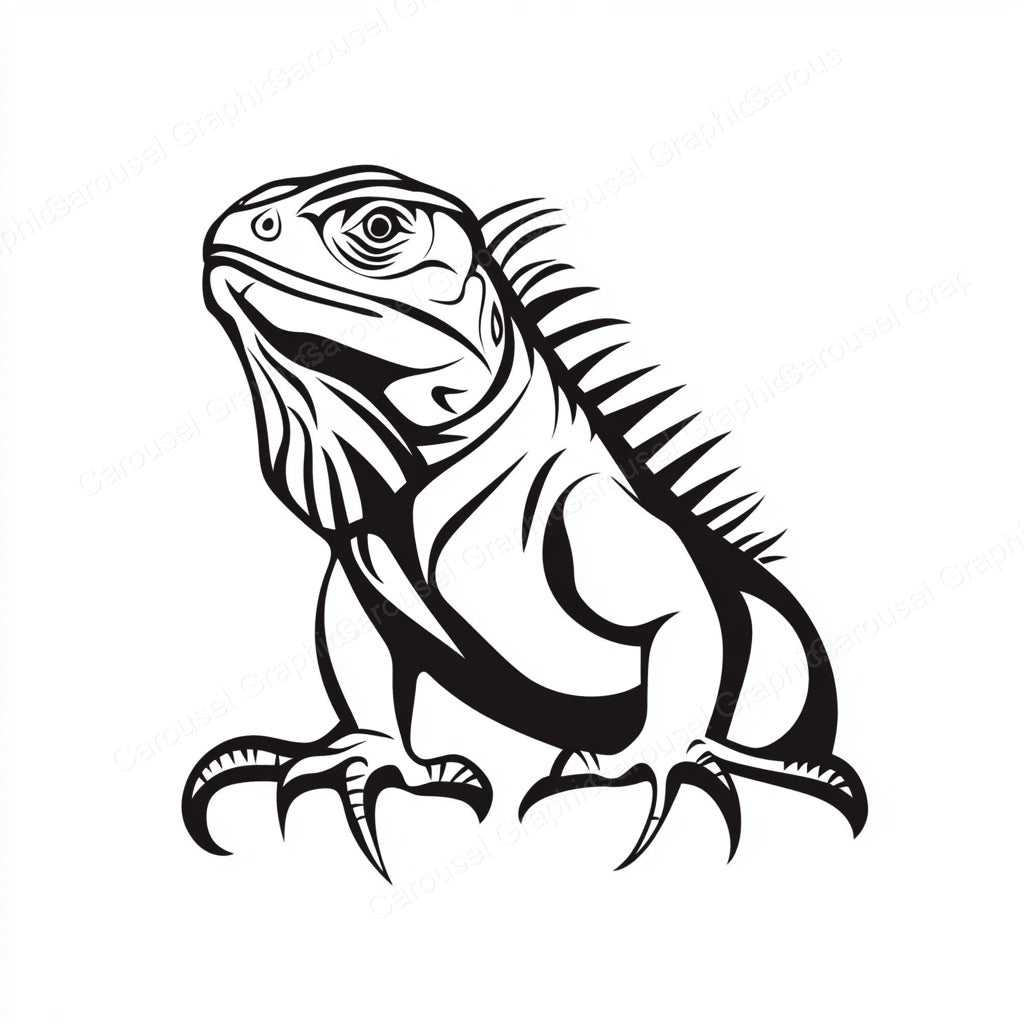 Iguana Vector Graphic preview