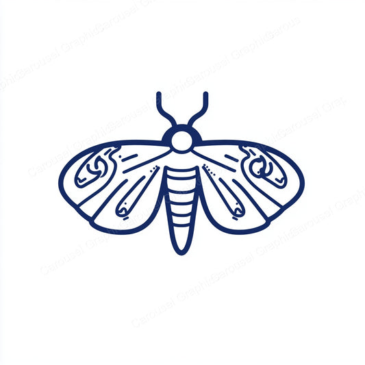 Moth Vector Graphic preview