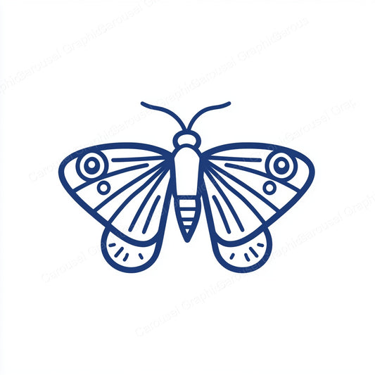 Moth Vector Graphic preview