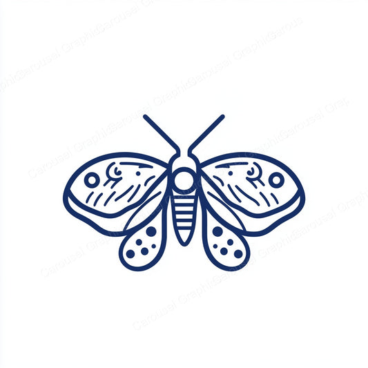 Moth Vector Graphic preview