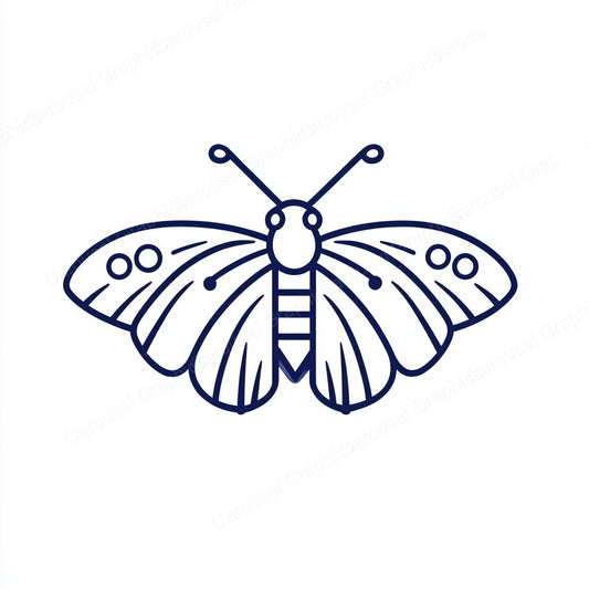 Moth Vector Graphic preview