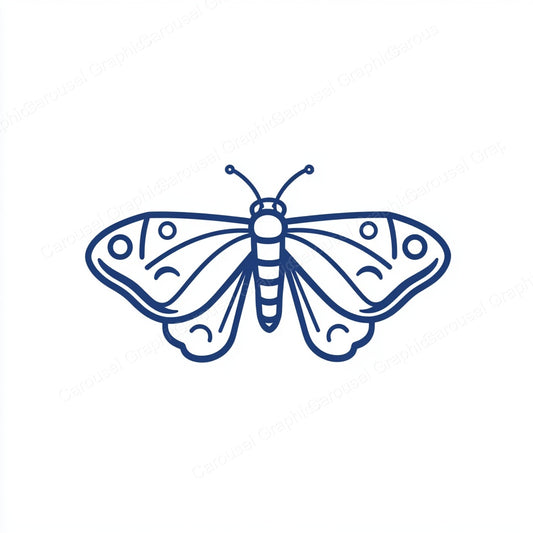 Moth Vector Graphic preview