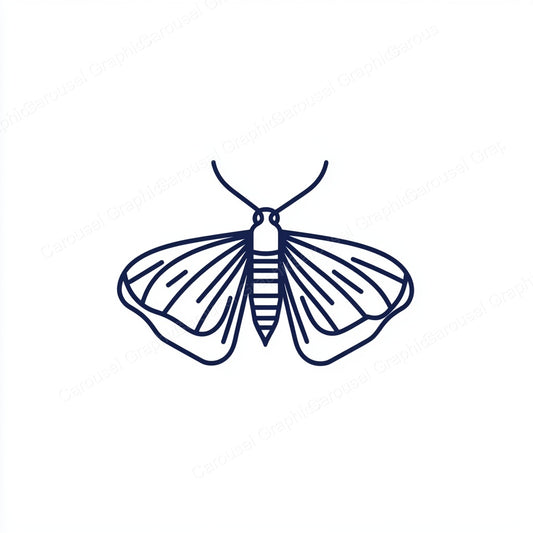Moth Vector Graphic preview