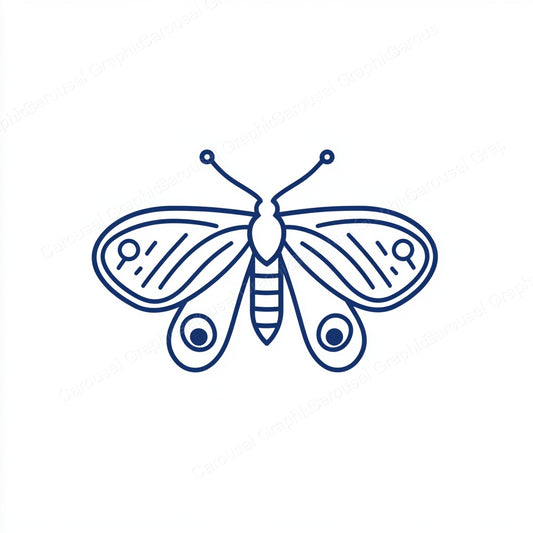 Moth Vector Graphic preview