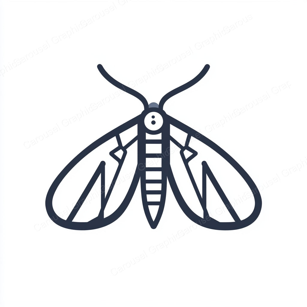 Moth Vector Graphic preview
