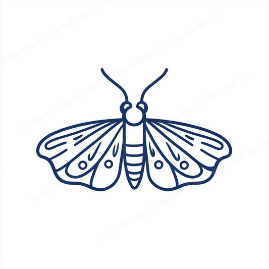 Moth Vector Graphic preview