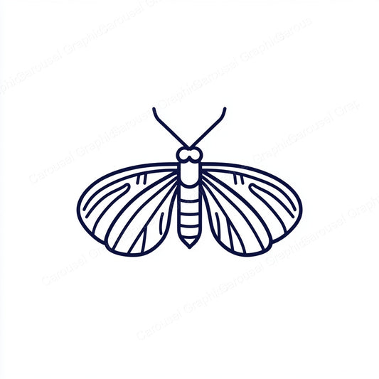 Moth Vector Graphic preview