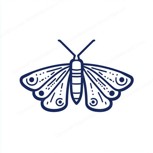 Moth Vector Graphic preview