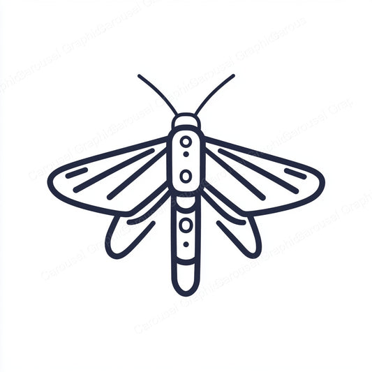 Moth Vector Graphic preview