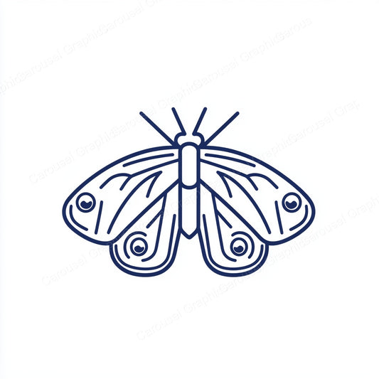 Moth Vector Graphic preview