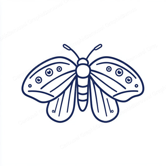 Moth Vector Graphic preview