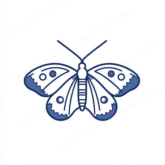 Moth Vector Graphic preview