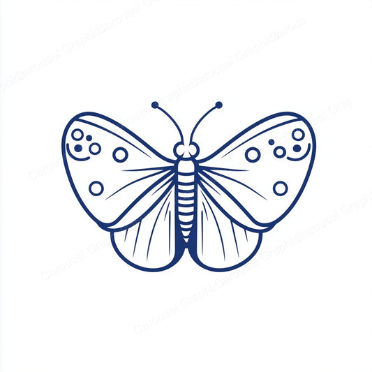 Moth Vector Graphic preview