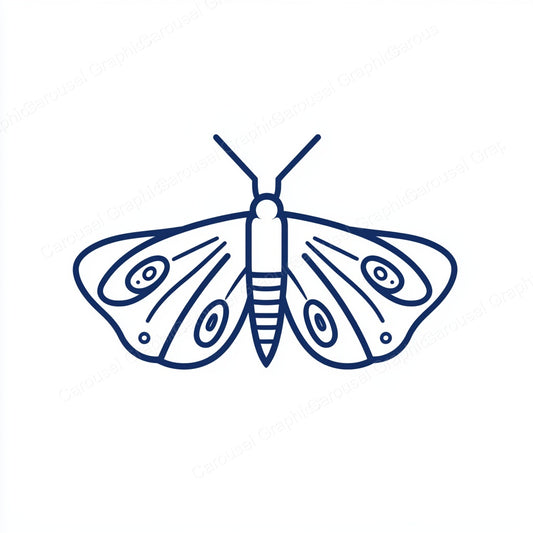 Moth Vector Graphic preview