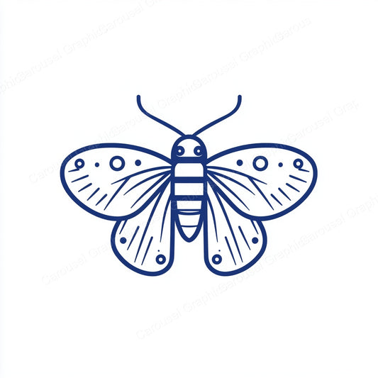 Moth Vector Graphic preview