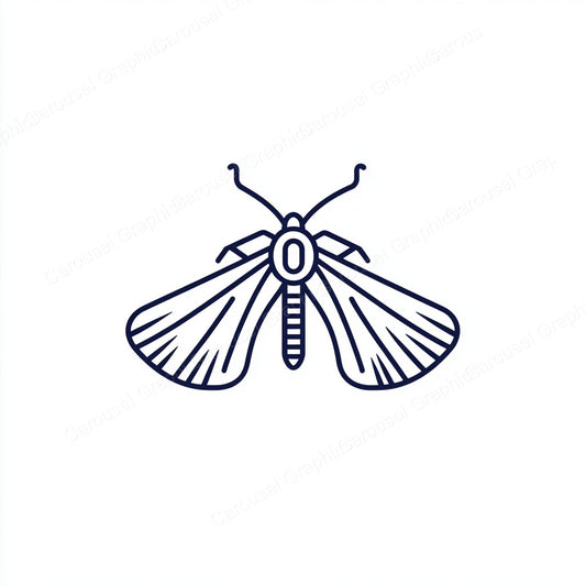 Moth Vector Graphic preview