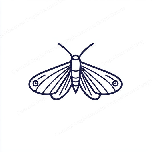 Moth Vector Graphic preview