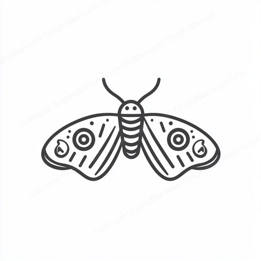 Moth Vector Graphic preview