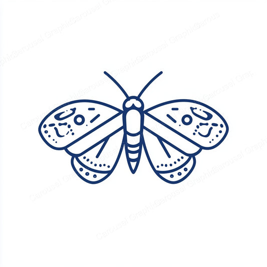 Moth Vector Graphic preview