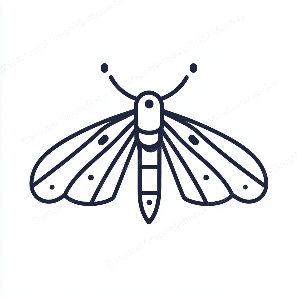 Moth Vector Graphic preview