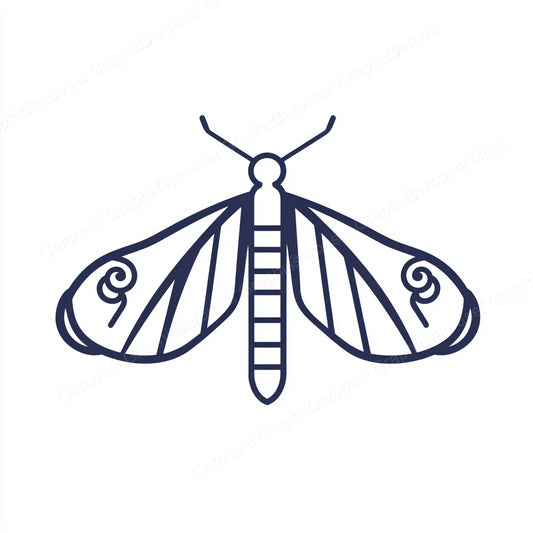 Moth Vector Graphic preview