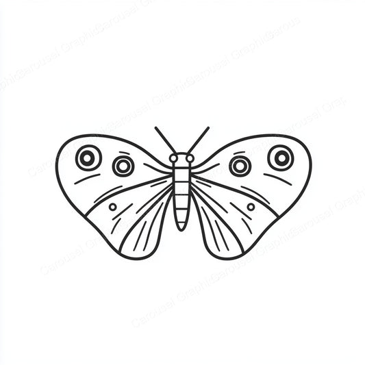 Moth Vector Graphic preview
