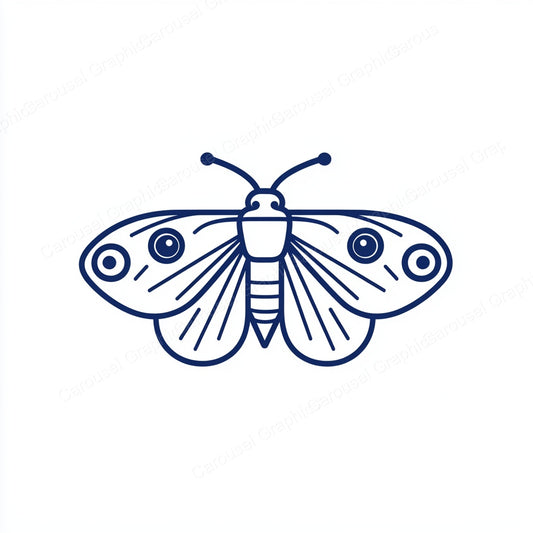 Moth Vector Graphic preview