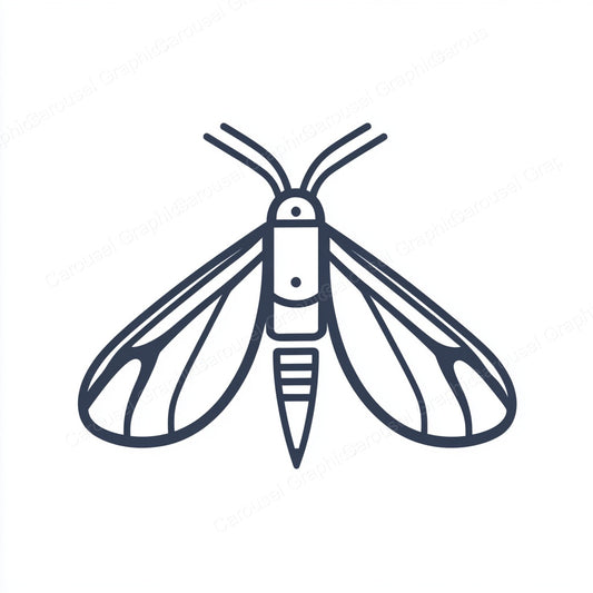 Moth Vector Graphic preview