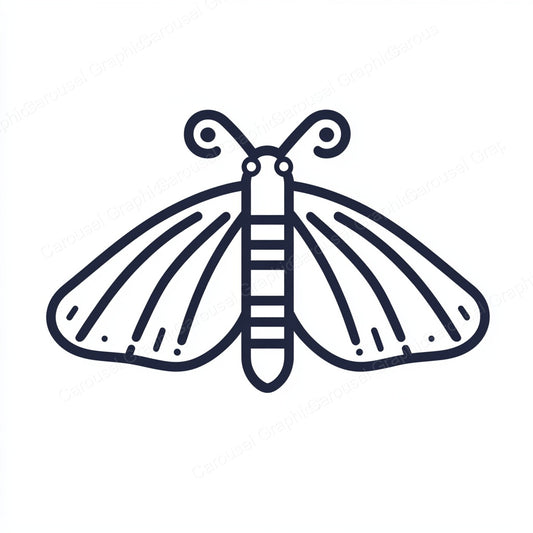 Moth Vector Graphic preview
