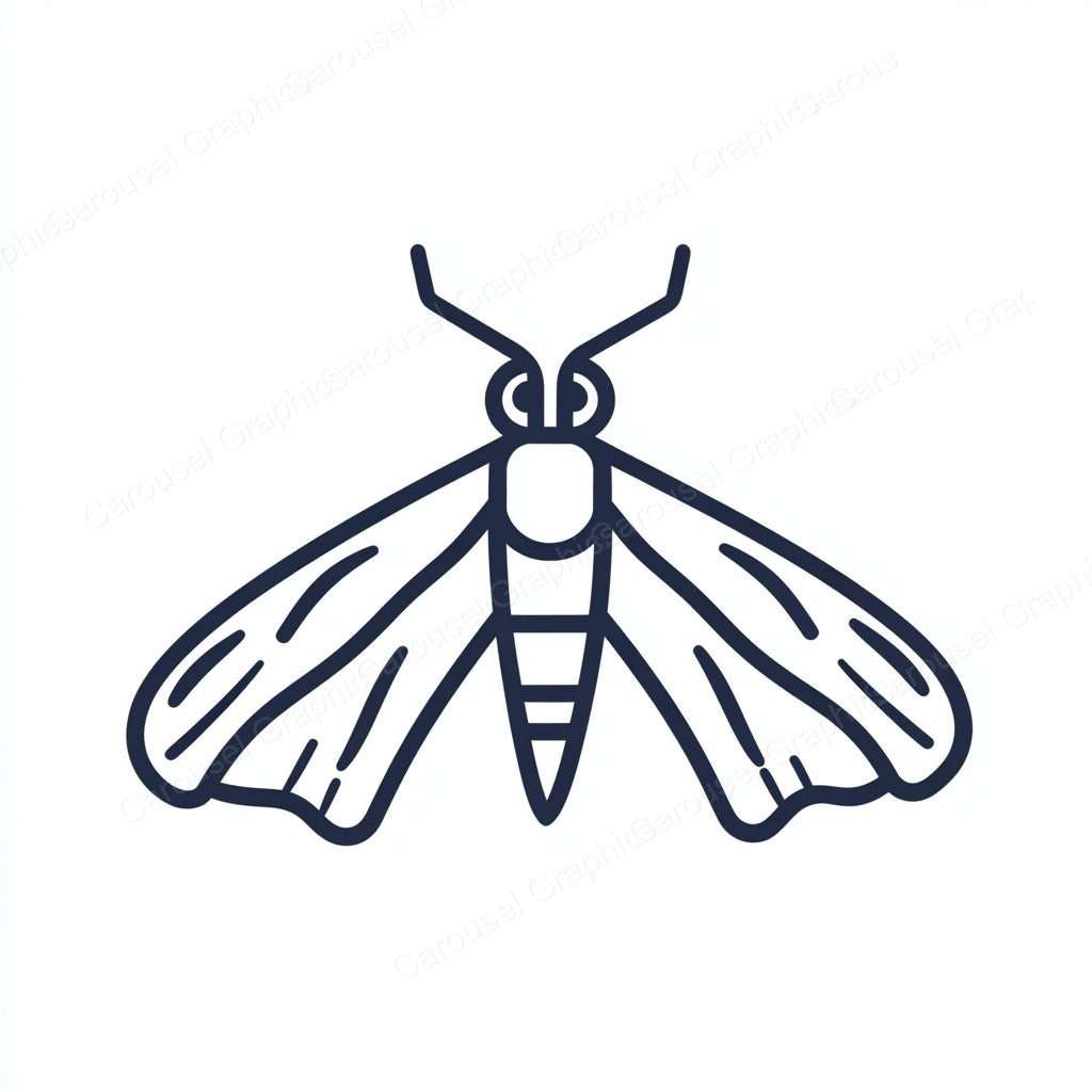 Moth Vector Graphic preview