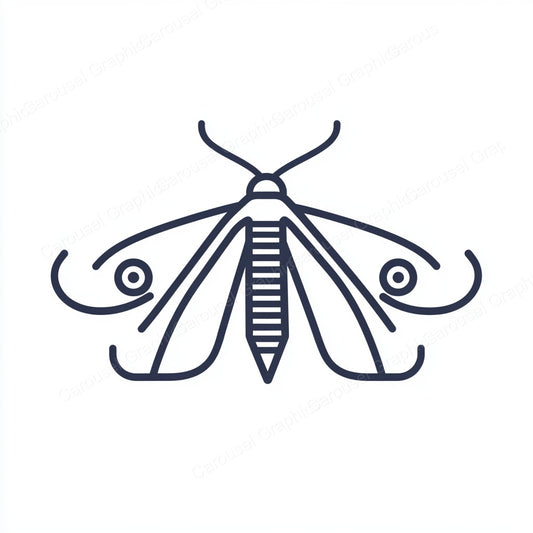 Moth Vector Graphic preview