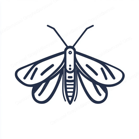 Moth Vector Graphic preview