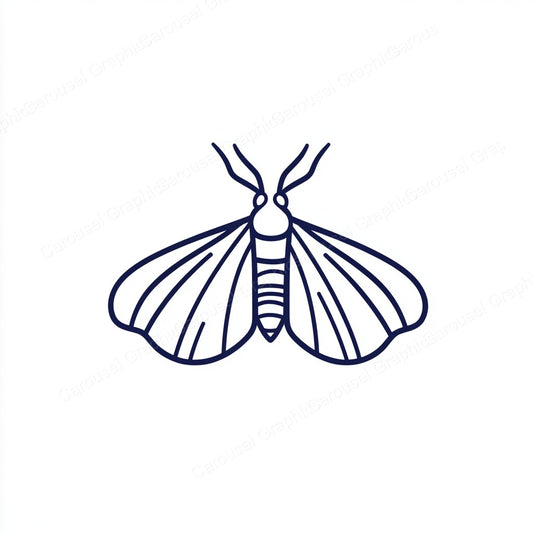 Moth Vector Graphic preview