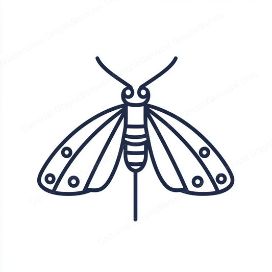 Moth Vector Graphic preview