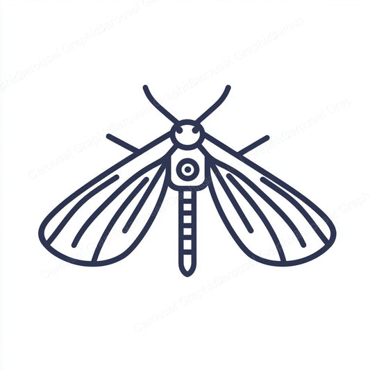 Moth Vector Graphic preview