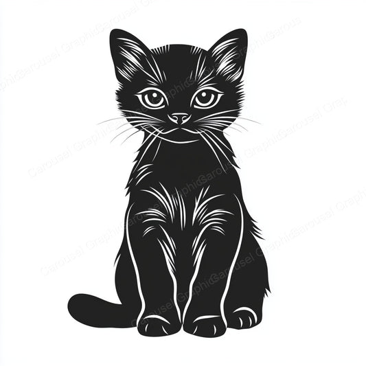 Kitten Vector Graphic preview
