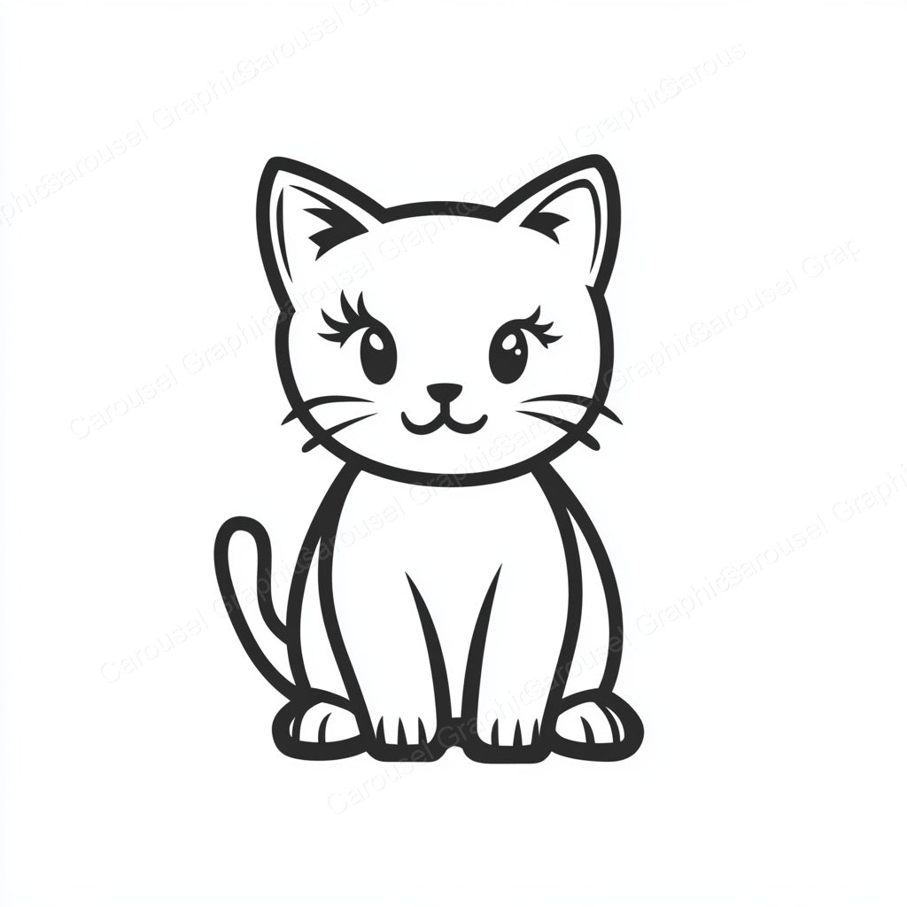 Kitten Vector Graphic preview