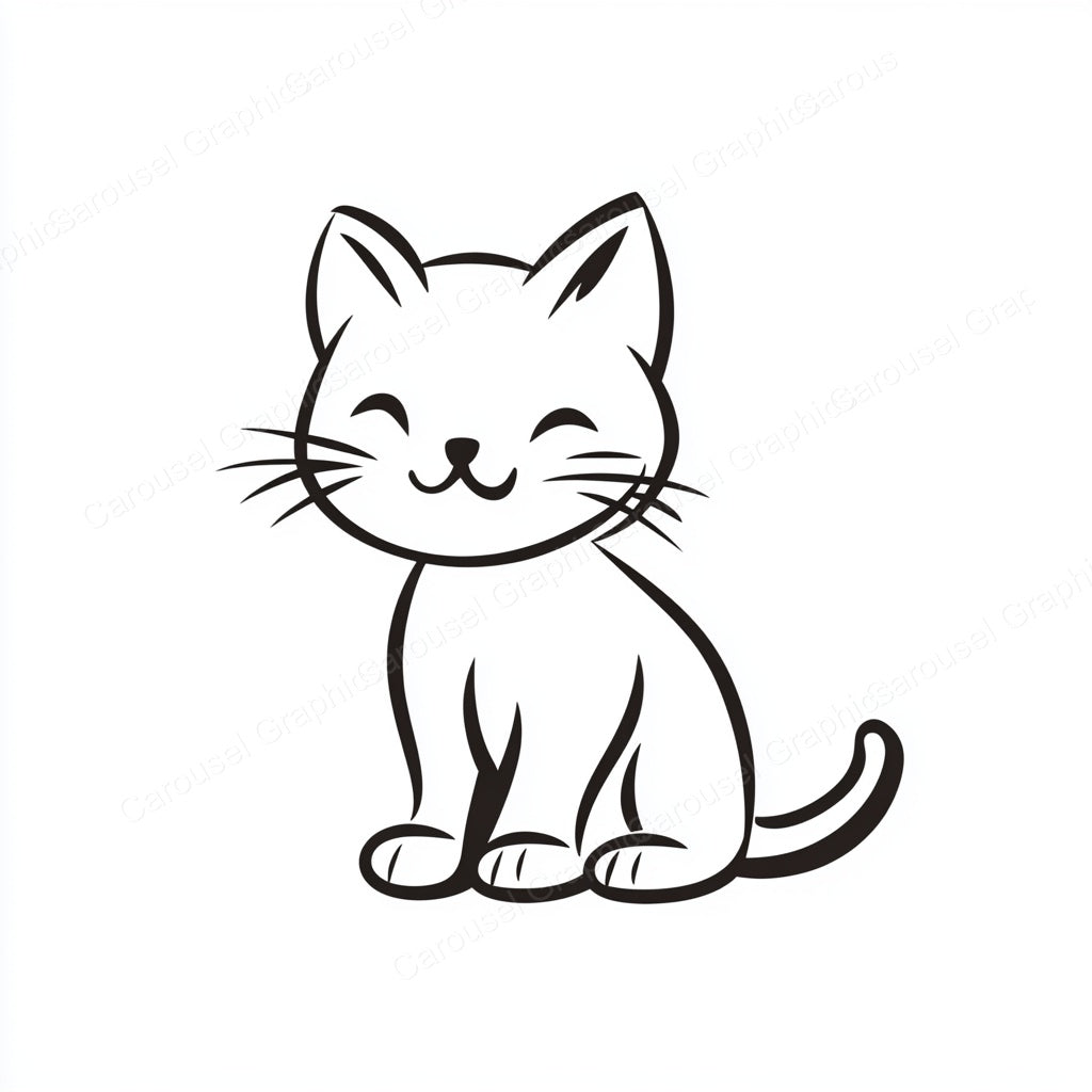 Kitten Vector Graphic preview