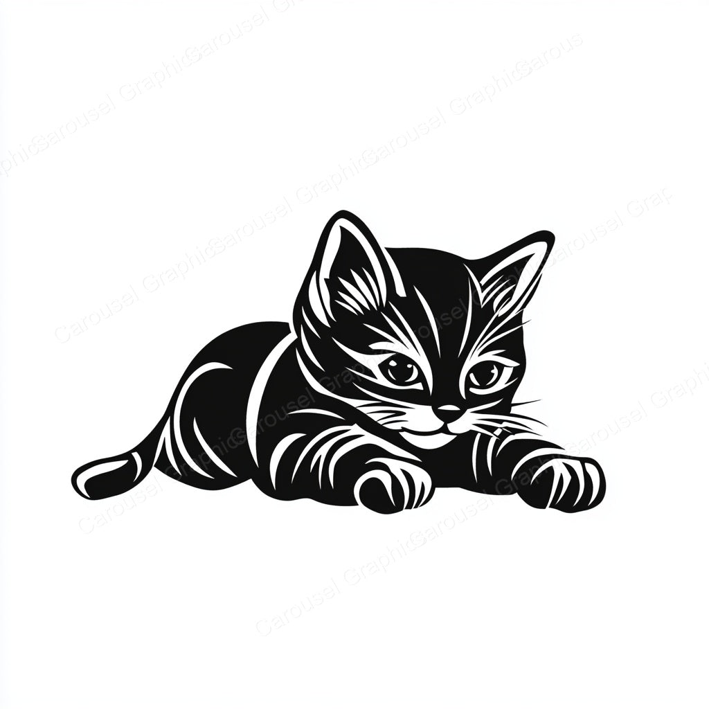 Kitten Vector Graphic preview