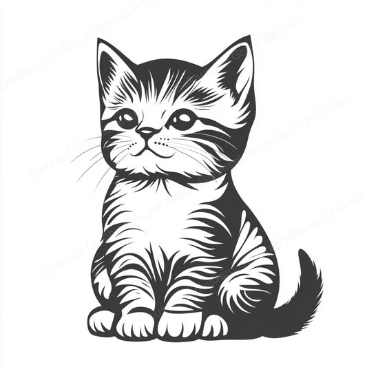 Kitten Vector Graphic preview