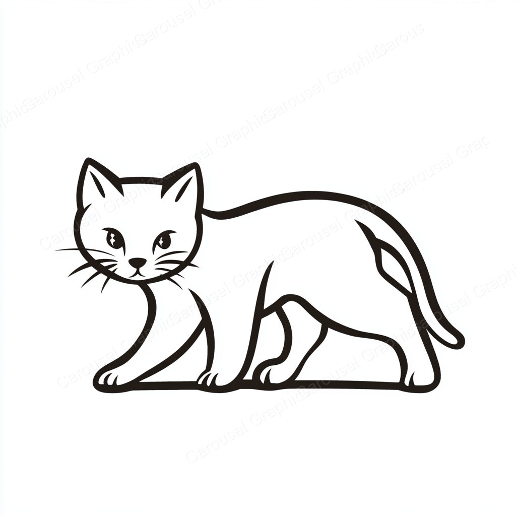 Kitten Vector Graphic preview